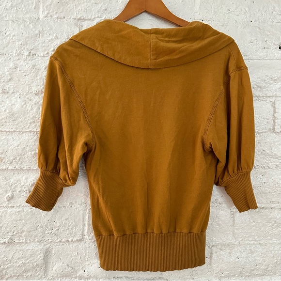 andrew lauren top size xs dark mustard super pretty - Picture 9 of 11
